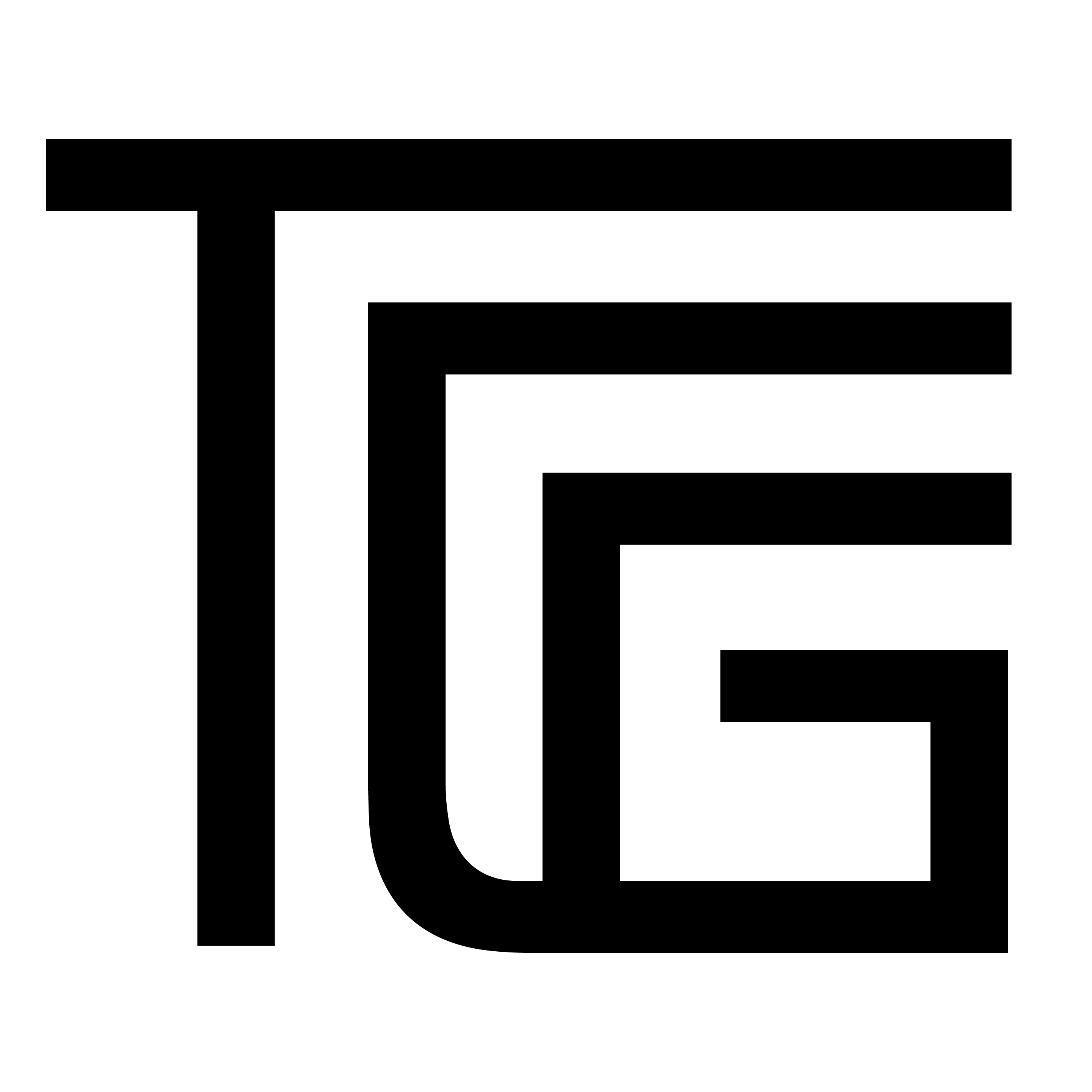 The Great Gray Funk band logo, a minimalist black and white monogram.