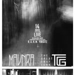 R.A.H.M. 2026 A poster advertising a concert featuring The Great Gray Funk and Mavnra at R.A.H.M. on March 14th, 2025.